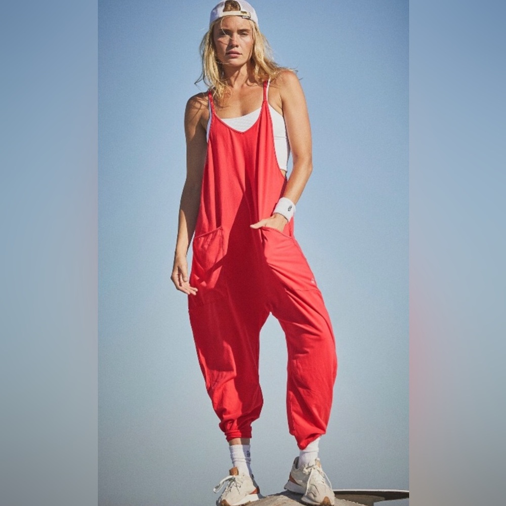NWT Free People Movement Hot Shot Onesie,Size-Medium,Color-Winterberry(Sold Out)